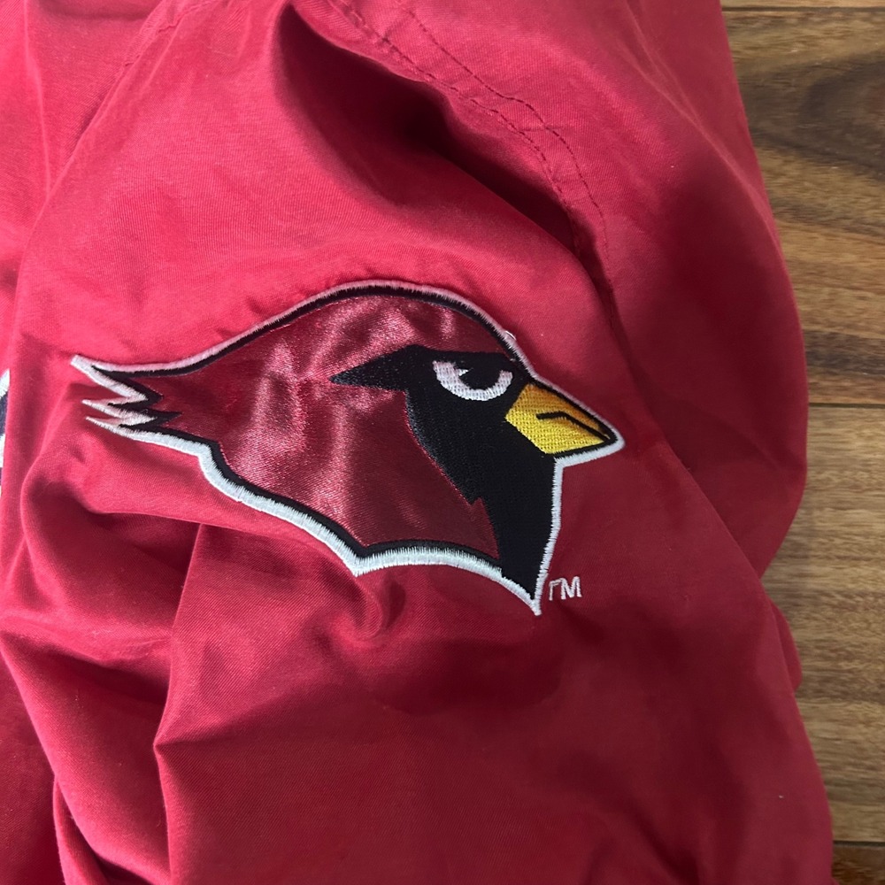 Reebok Cardinals NFL Pro Line Pullover Jacket Vintage Football‎ XL - Picture 4 of 8